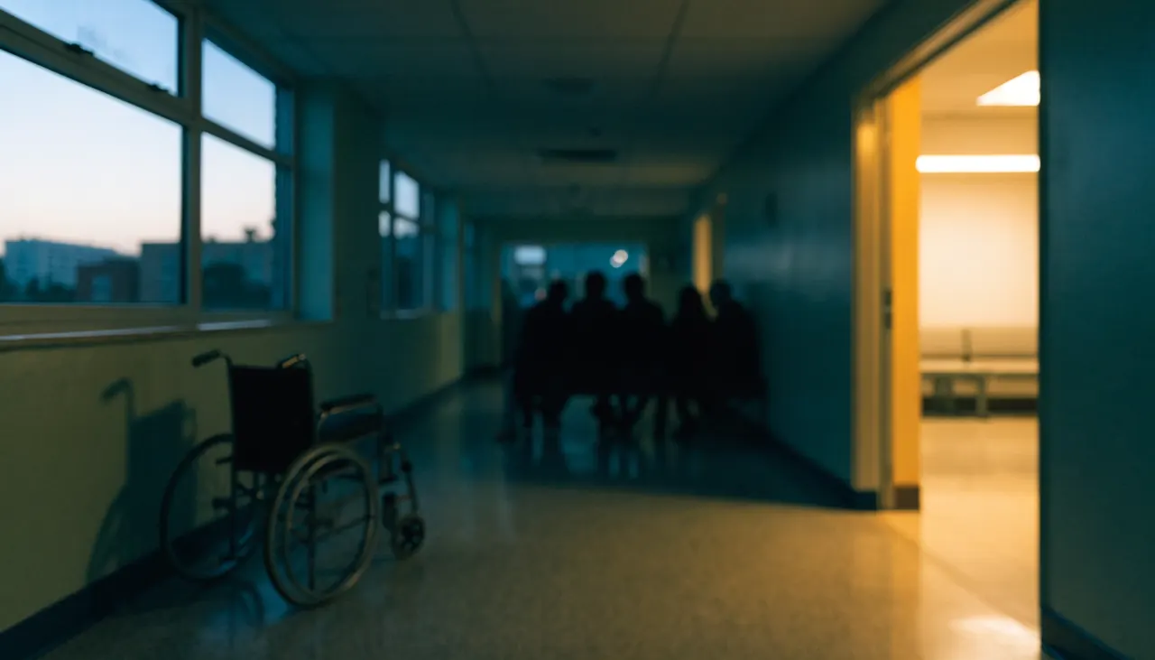 Entrada del hospital Arrowhead Regional que atiende lesiones catastróficas de accidentes en Colton